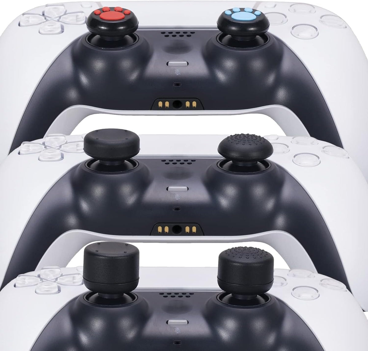 Vibrant Red Leaves Silicone Skin for PS5 Controller with 10 Thumb Grips - Enhanced Protection and Style