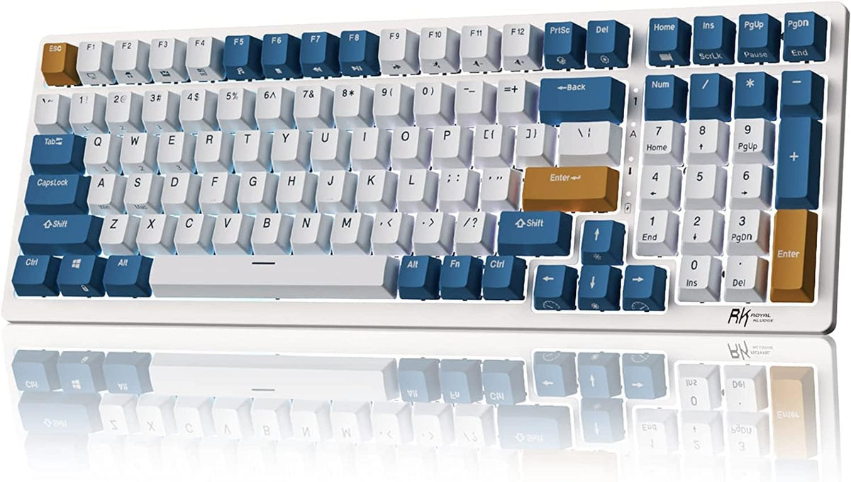 RK98 Wireless Mechanical Keyboard, 3750Mah, 96% Layout