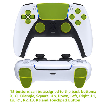 Rise V4 Programmable Remap Kit for PS5 Controller – Back Paddles with Textured Black Rear Shell, Compatible with BDM-030/040/050/060 (Controller Not Included)