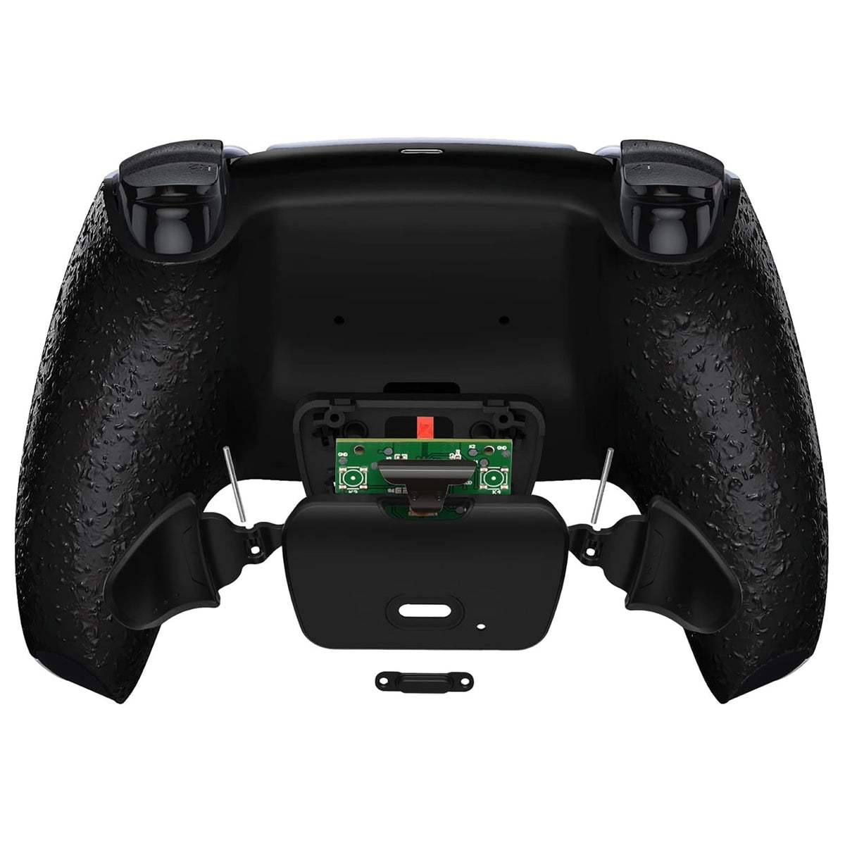 Rise V4 Programmable Remap Kit for PS5 Controller – Back Paddles with Textured Black Rear Shell, Compatible with BDM-030/040/050/060 (Controller Not Included)
