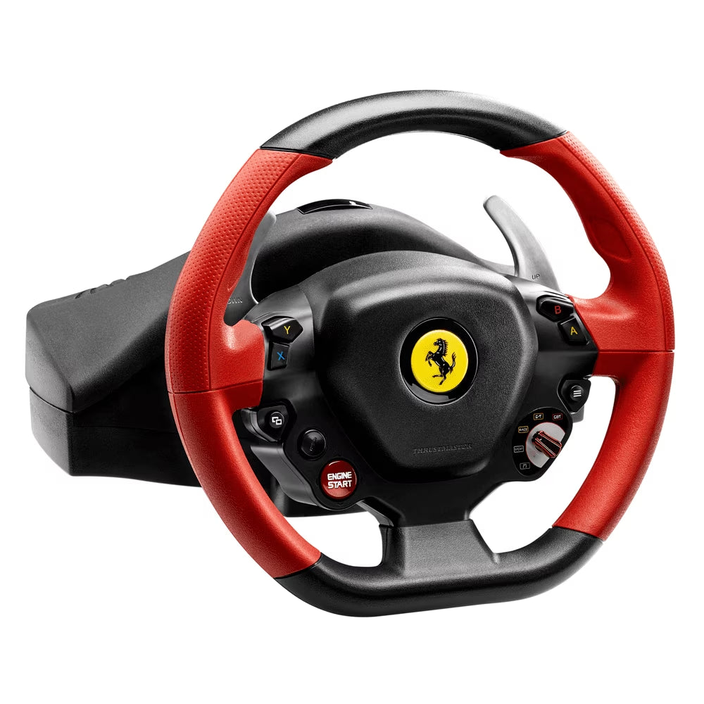 Ferrari 458 Spider Racing Wheel, Red & Black
